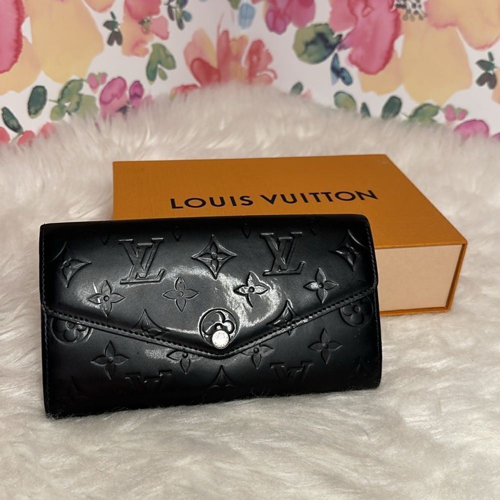 💯Authentic Louis Vuitton Vernis Impriente Long Wallet🍀